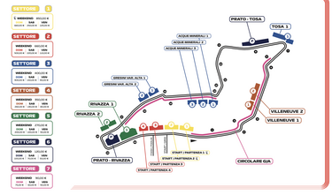 Imola Overview Regular Stands